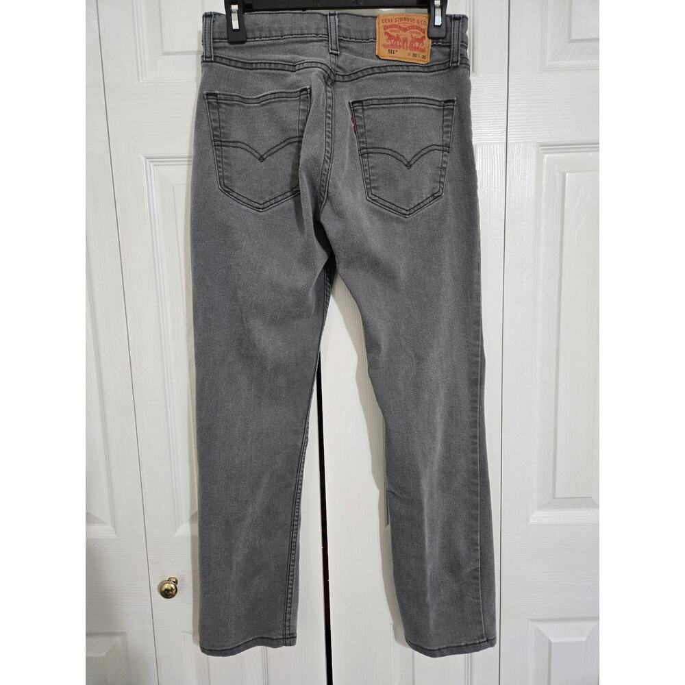 Levi's 511  size 30x30 men's grey bootcut jeans - Picture 4 of 12